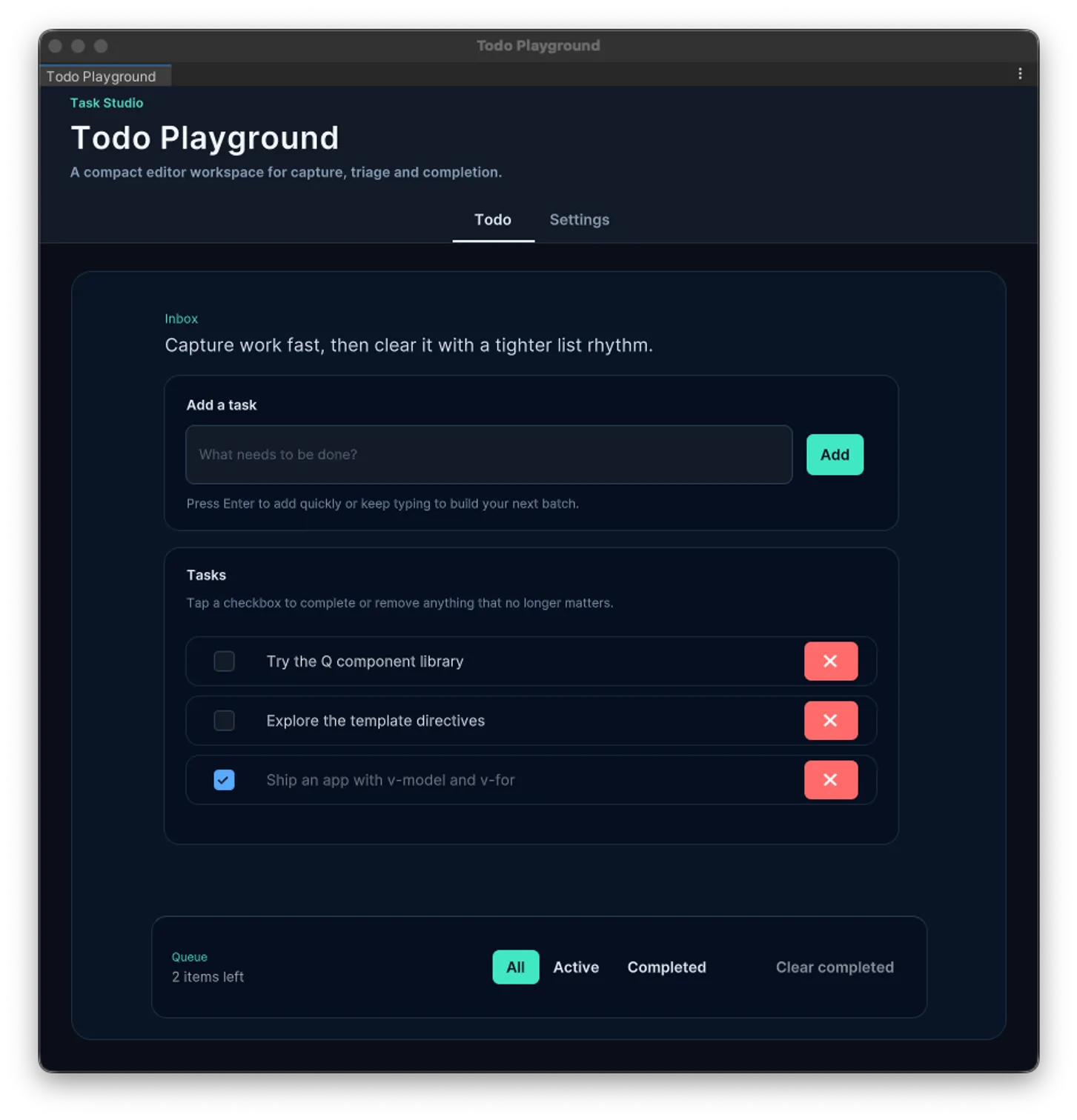 基于模板系统、响应系统与 Q 组件构建的 Unity 编辑器界面